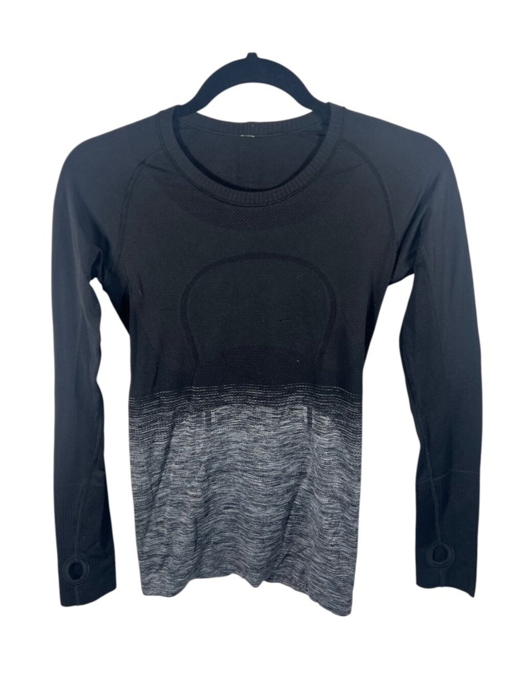 Lululemon Top Womens 4 Swifty Tech Long Sleeve Shirt Thumbholes Athletic Yoga